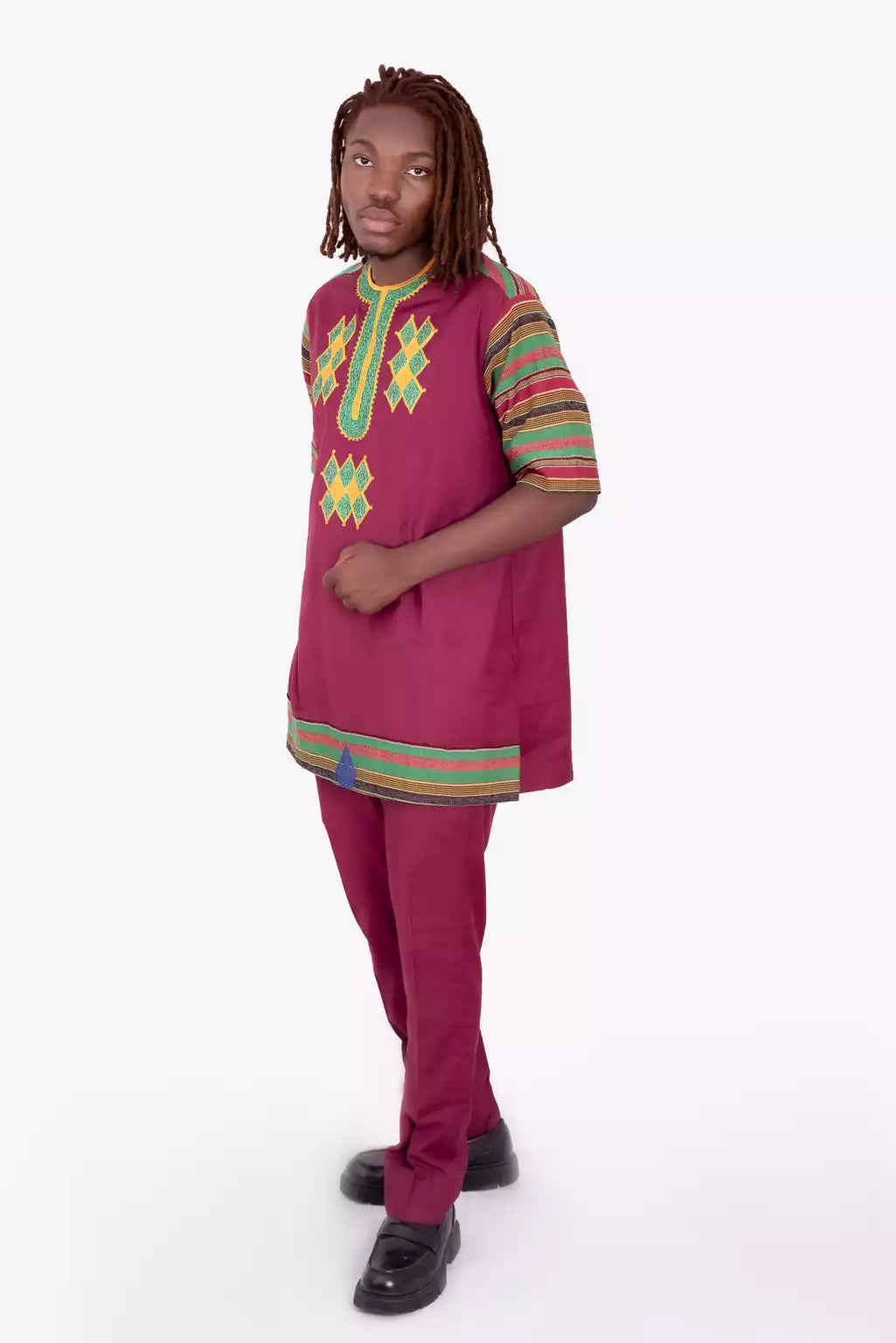 ensemble africain en pagne kente kita du ghana 4