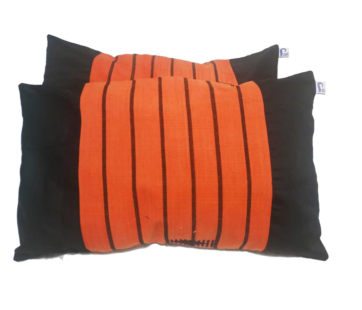 lot de 2 housses de coussins en fasodandani